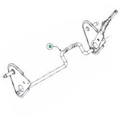 Axe de roue arrière Cub Cadet LM1 DP53 Axe de roue arrière Cub Cadet LM1 DP53