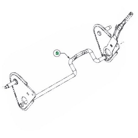 Axe de roue arrière Cub Cadet LM1 DP53 Axe de roue arrière Cub Cadet LM1 DP53