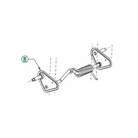 Essieu avant MTD - Cub Cadet 611-05040A Essieu avant MTD - Cub Cadet 611-05040A