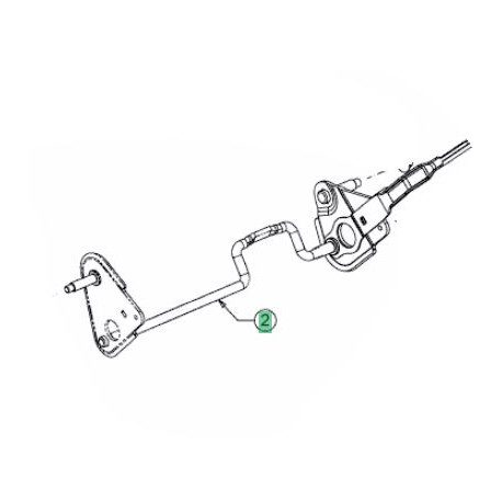 Axe de roue arrière complet MTD 611-05042A Axe de roue arrière complet MTD 611-05042A