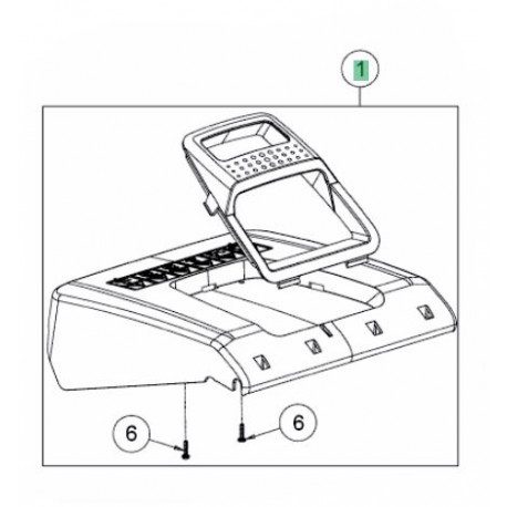 Couvercle de bac Cub Cadet 631-05595A