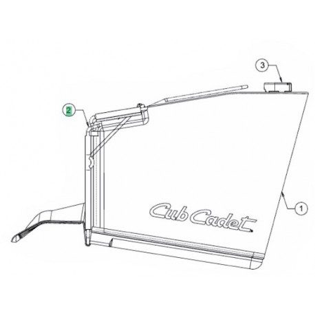 Armature de sac Cub Cadet XM3 ER53 Armature de sac Cub Cadet XM3 ER53