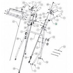 Brancard Cub Cadet 649-05013 (partie GAUCHE) Brancard Cub Cadet 649-05013 (partie GAUCHE)