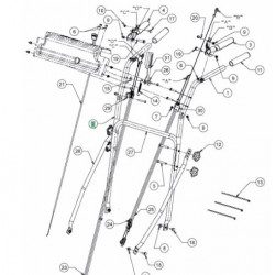 Brancard Cub Cadet 649-05014 (partie DROITE) Brancard Cub Cadet 649-05014 (partie DROITE)