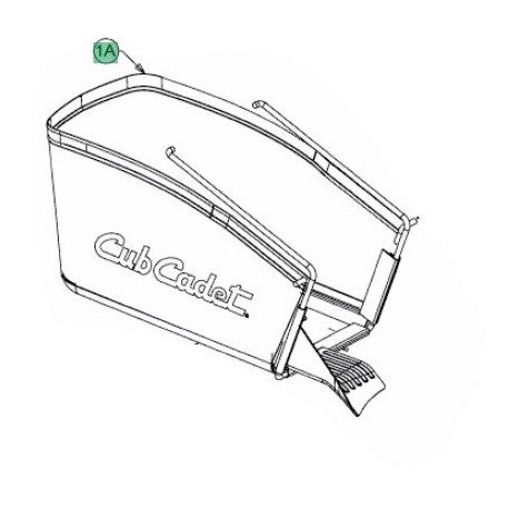 Bac de ramassage inférieur MTD 664-05367 Bac de ramassage inférieur MTD 664-05367