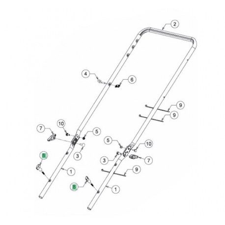 Vis papillon MTD 720-05066A