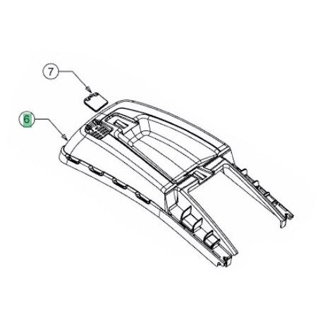 Capot de bac MTD 731-09158A Capot de bac MTD 731-09158A