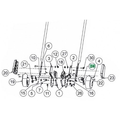 Levier de guidon MTD 731-13261A Levier de guidon MTD 731-13261A