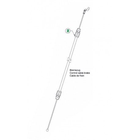 Cable arret moteur Cub Cadet 746-05512A Cable arret moteur Cub Cadet 746-05512A