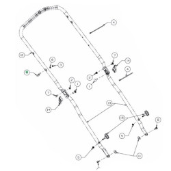 Guide corde de lanceur MTD 787-7627C