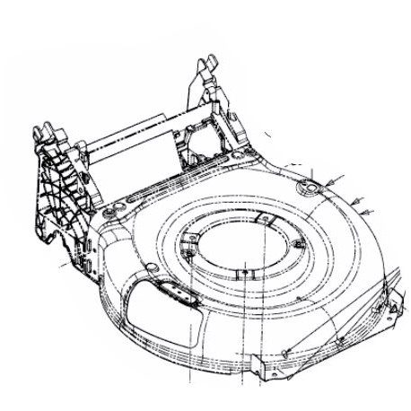 Carter de coupe Cub Cadet 787-02057ACY