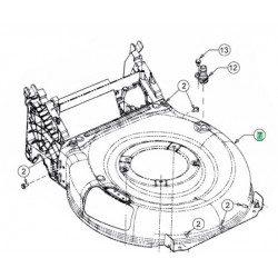 Carter de coupe Cub Cadet 787-03084 Carter de coupe Cub Cadet 787-03084