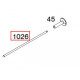 Tige de poussoir soupape Briggs Sratton 590515