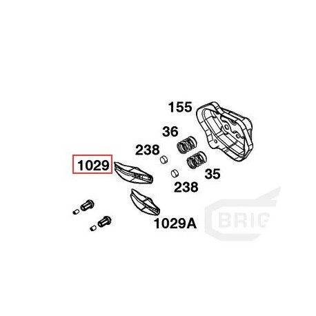 Siège de culbuteur Briggs and Stratton 590526 Siège de culbuteur Briggs and Stratton 590526