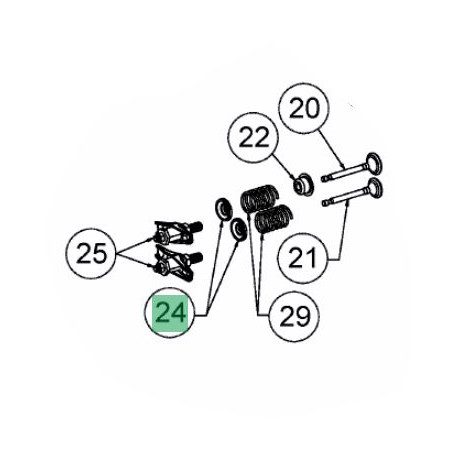 Siège de soupape MTD 708-04094 Siège de soupape MTD 708-04094