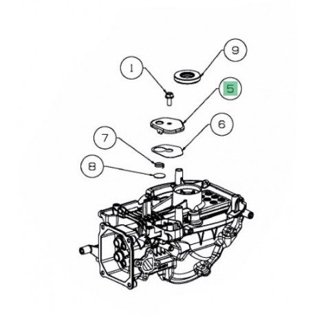 Couvercle de reniflard MTD 708-05172 Couvercle de reniflard MTD 708-05172