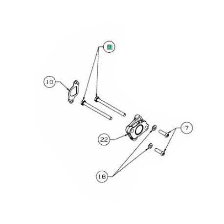 Vis de bride MTD 710-06220 Vis de bride MTD 710-06220