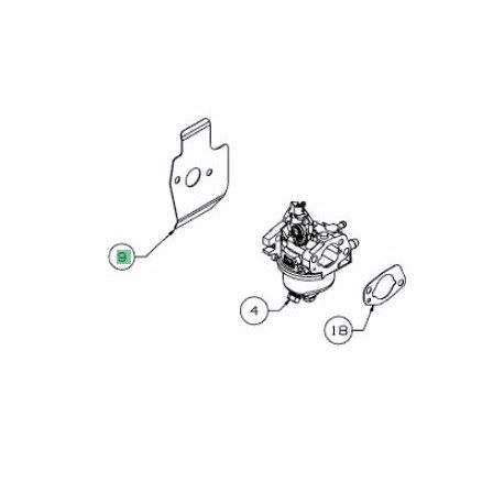 Joint de carburateur MTD 721-04832 Joint de carburateur MTD 721-04832