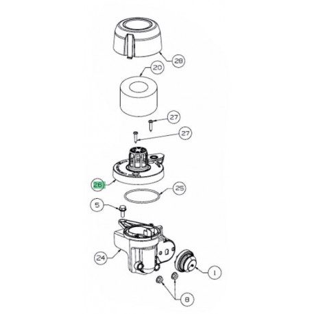 Support de filtre MTD 731-11673 Support de filtre MTD 731-11673