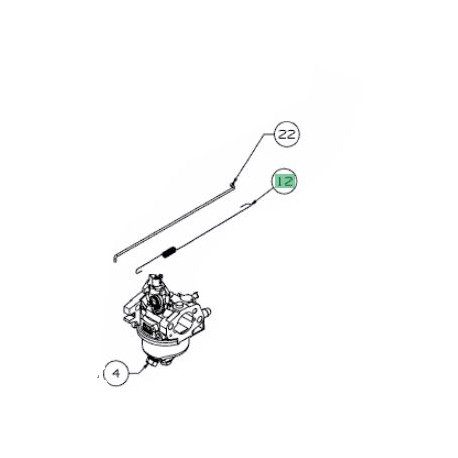 Ressort de ralenti MTD 732-05411 Ressort de ralenti MTD 732-05411
