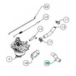 Durite de carburateur MTD 735-0144