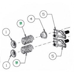 Ressort de soupape MTD 751-12004