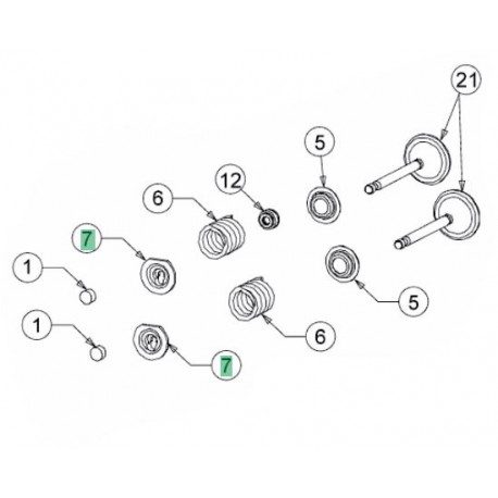 Siège de soupape MTD 751-12080 Siège de soupape MTD 751-12080
