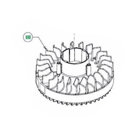 Volant magnetique MTD 751-15491 Volant magnetique MTD 751-15491
