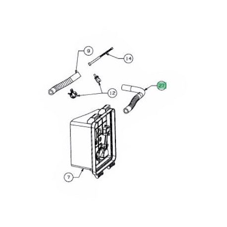 Durite de boite à air MTD 751-15567