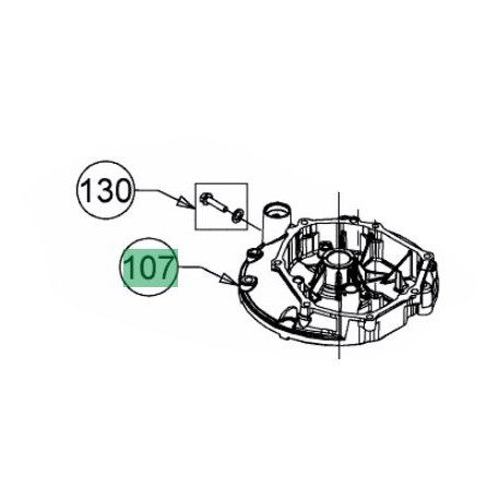 Carter inférieur MTD 751-15685 Carter inférieur MTD 751-15685