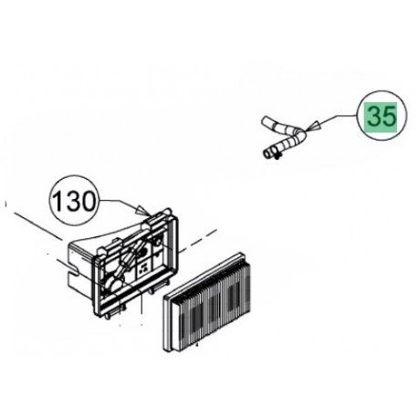 Durite de filtre à air MTD 751-15797 Durite de filtre à air MTD 751-15797
