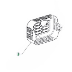 Grille echappement MTD 751-15133A