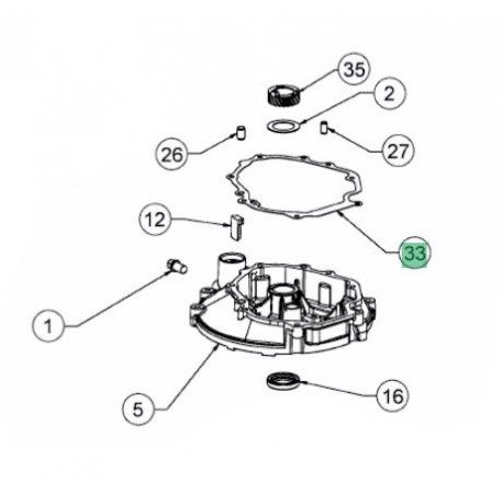 Joint de carter MTD 751-18609A Joint de carter MTD 751-18609A