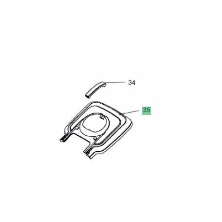 Capot de bac de ramassage MTD 092.61.447 Capot de bac de ramassage MTD 092.61.447