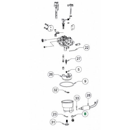 Joint de gicleur MTD 751-11349