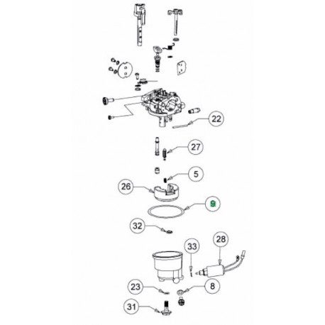 Joint de cuve MTD 751-12304 Joint de cuve MTD 751-12304