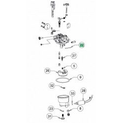 Axe de floteur MTD 711-06036 Axe de floteur MTD 711-06036