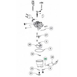 Rondelle pour electrovane de carburateur MTD 736-05077 Rondelle pour electrovane de carburateur MTD 736-05077