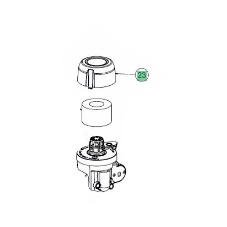 Capot filtre à air pour moteur MTD 1P57NH et 1P57RH Capot filtre à air pour moteur MTD 1P57NH et 1P57RH