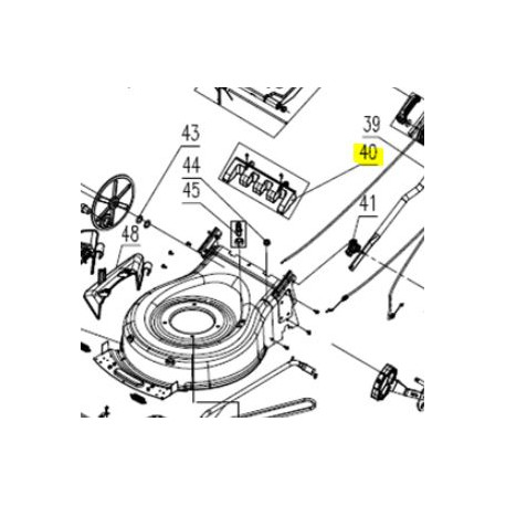 Couvercle d'axe de clapet pare pierre CLMP53B16140