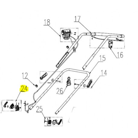 Kit fixation support de guidon CLMEB1842M24