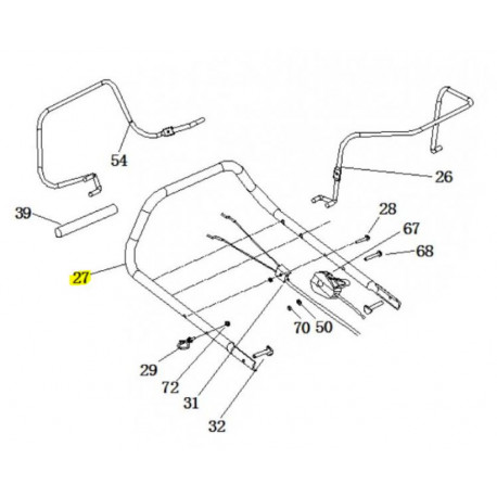 Guidon supérieur Gardif CLD21060012 Guidon supérieur Gardif CLD21060012
