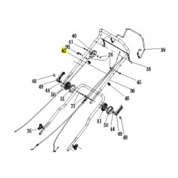 Cable traction et frein moteur Gardif CLT31106901005