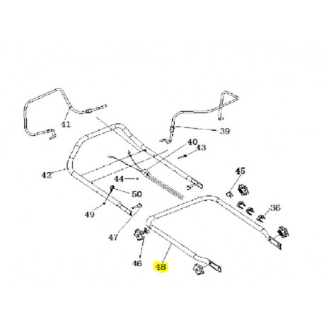 Brancard inférieur Cleva CLT31103801008