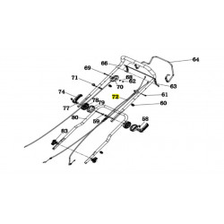 Cable Cleva CLT31106301068 pour tondeuse Lawnmaster