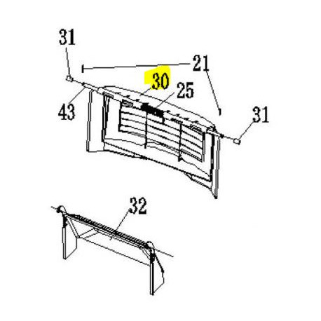 Deflecteur pour tondeuse Id Tech CL IDT 750DOV 53 AL SP 4IN1