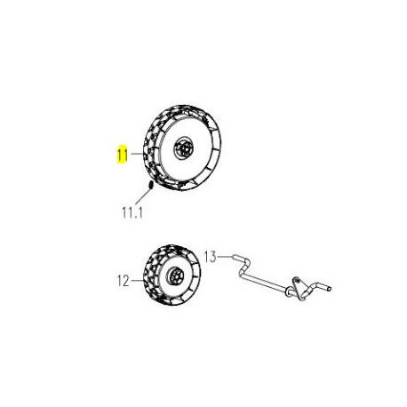 Roue pour tondeuse Supra 4118 Li