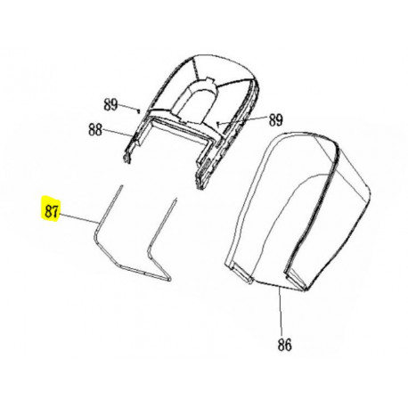 Cadre de sac tondeuse Id Tech et Lawnmaster 53 cm Cadre de sac tondeuse Id Tech et Lawnmaster 53 cm