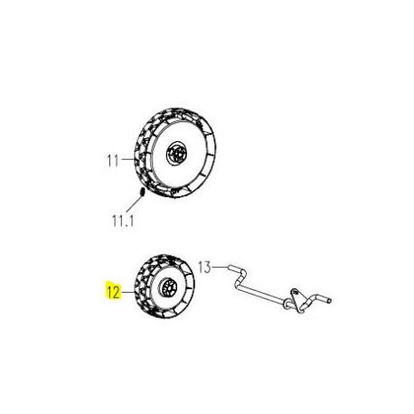 Roue de Lawnmaster CLMF33641 et MEB1942