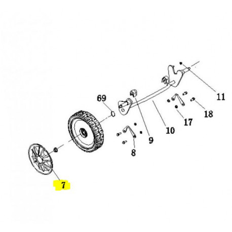 Enjoliveur de roue CLT31101205001